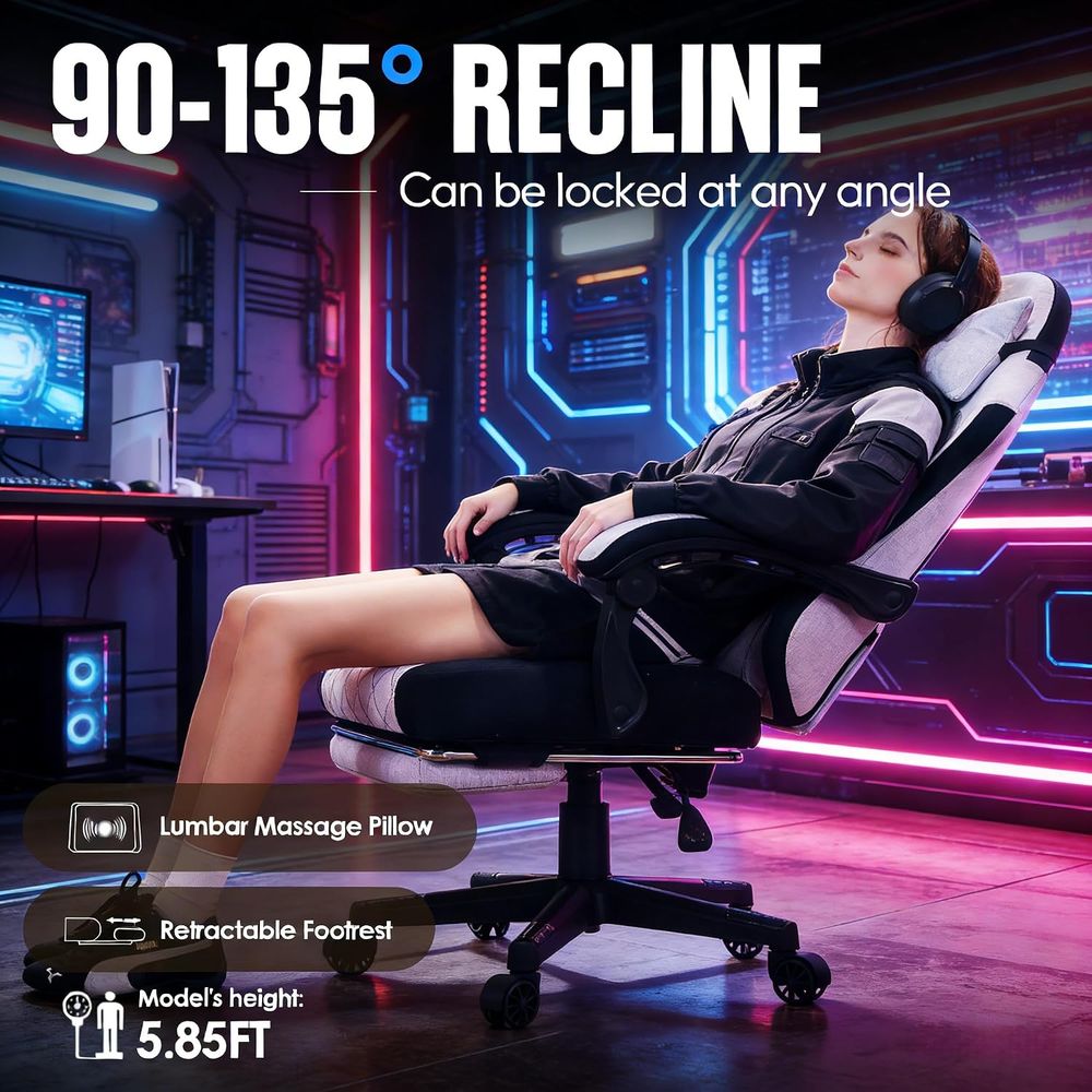 Gaming Chair with ket Spring C - Massage 评论和价格
