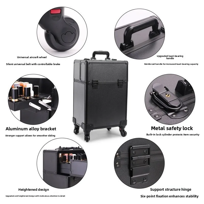 Aluminum Alloy Pro Large Capac - Nail Art 评论和价格